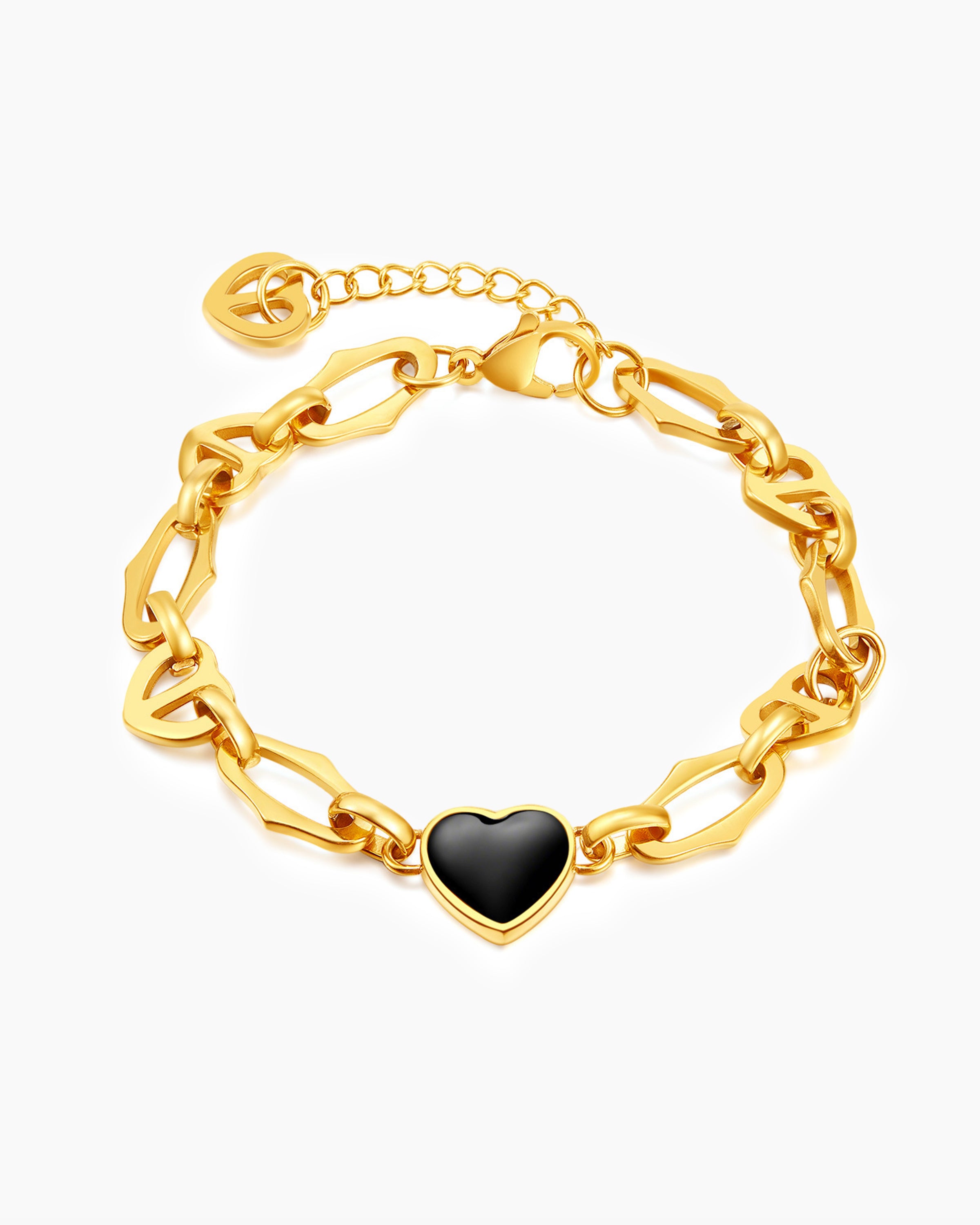 Black Heart Bracelet