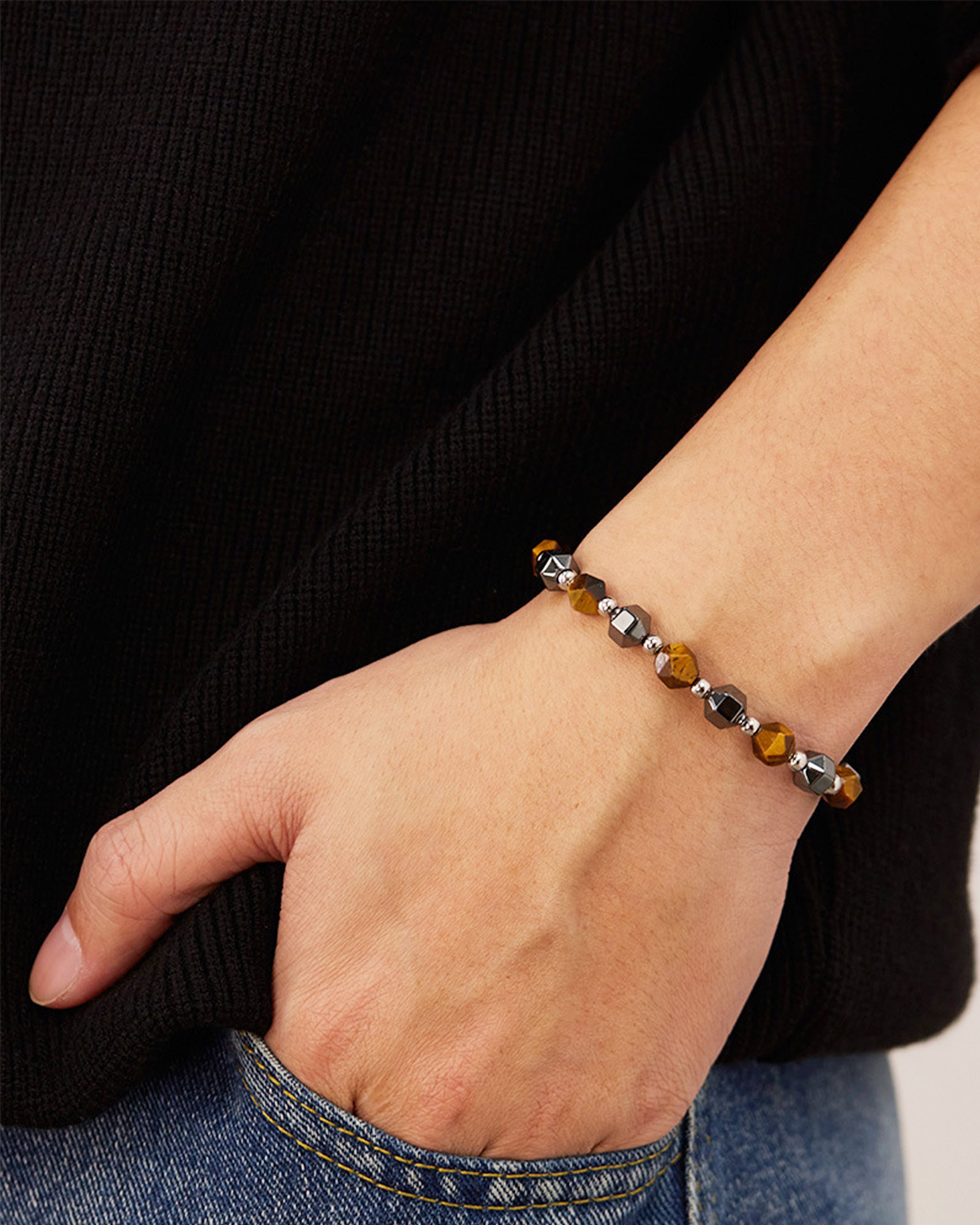Prism - Light Tiger - Eye Bracelet