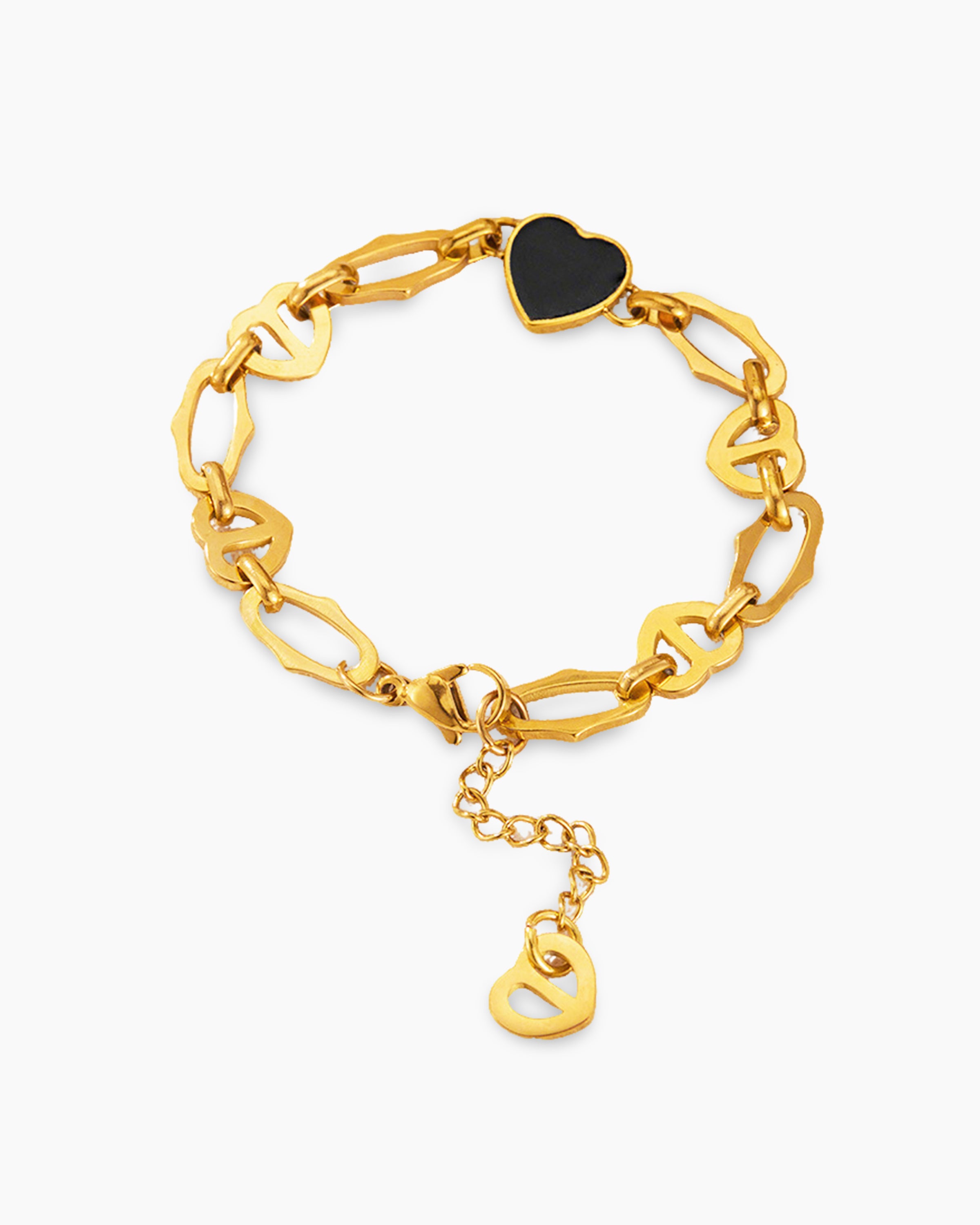 Black Heart Bracelet