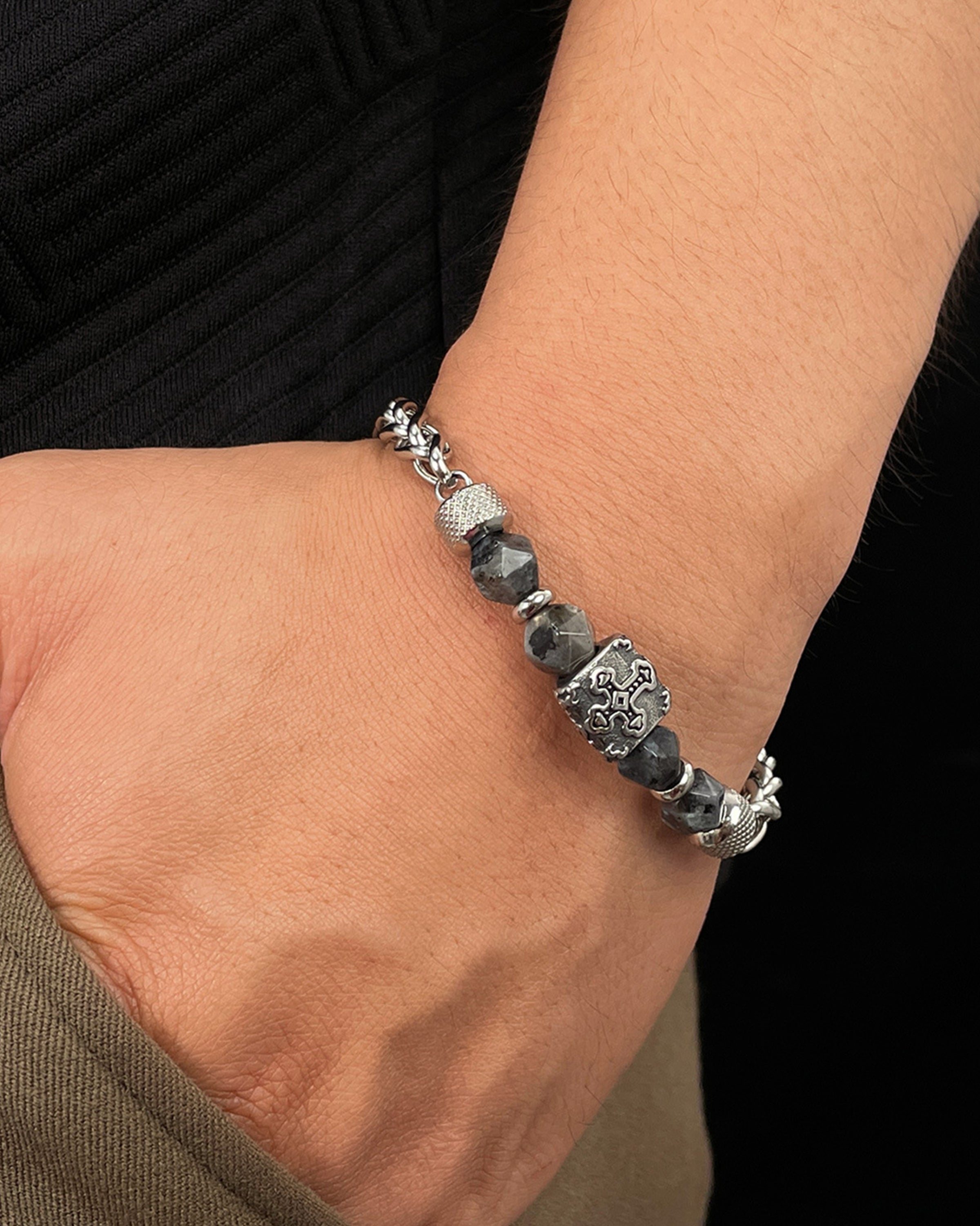 Vintage Cross Bracelet