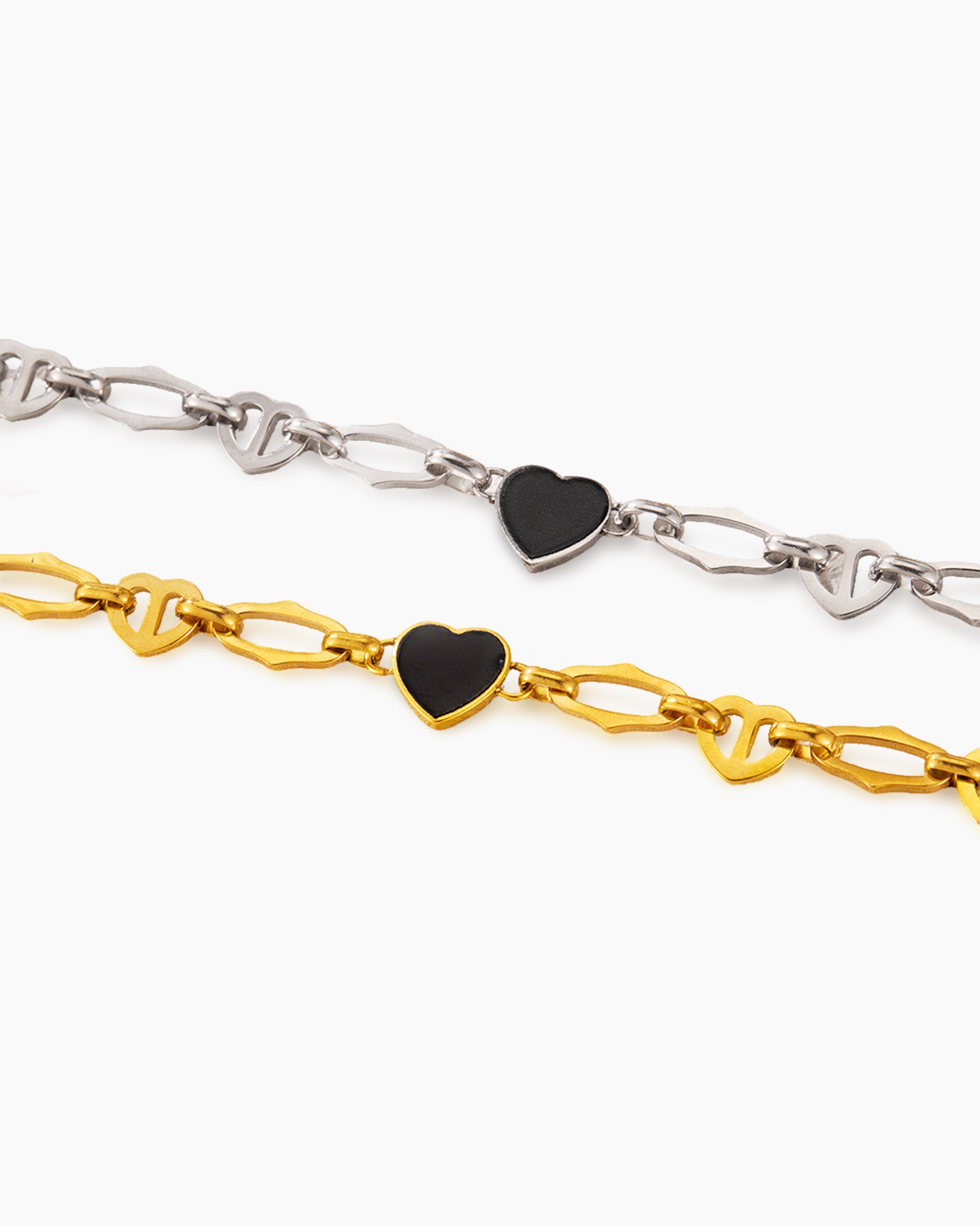 Black Heart Bracelet