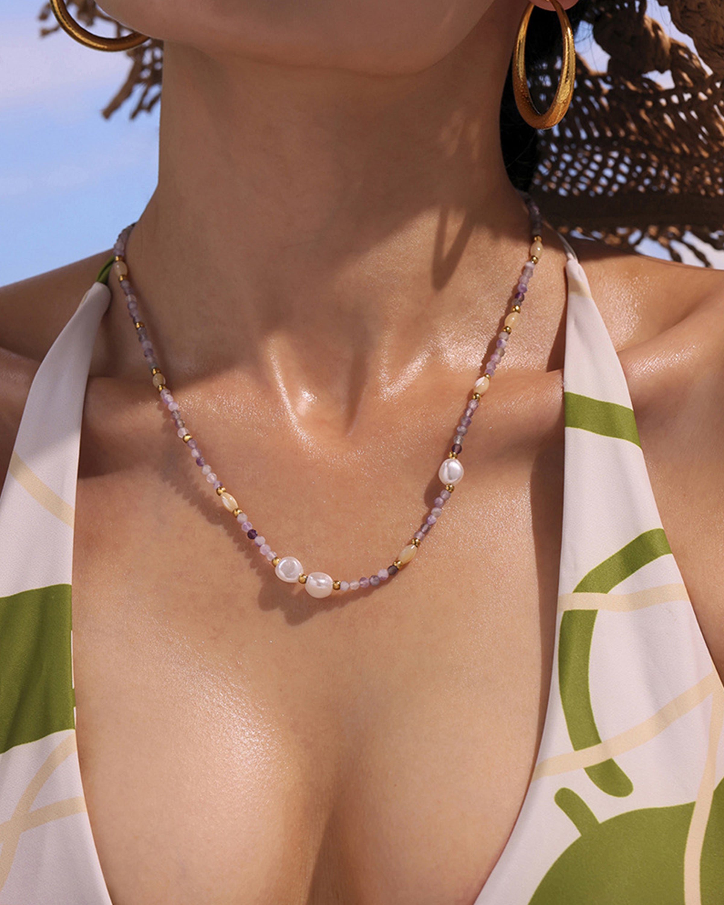 Lavender Date Necklace