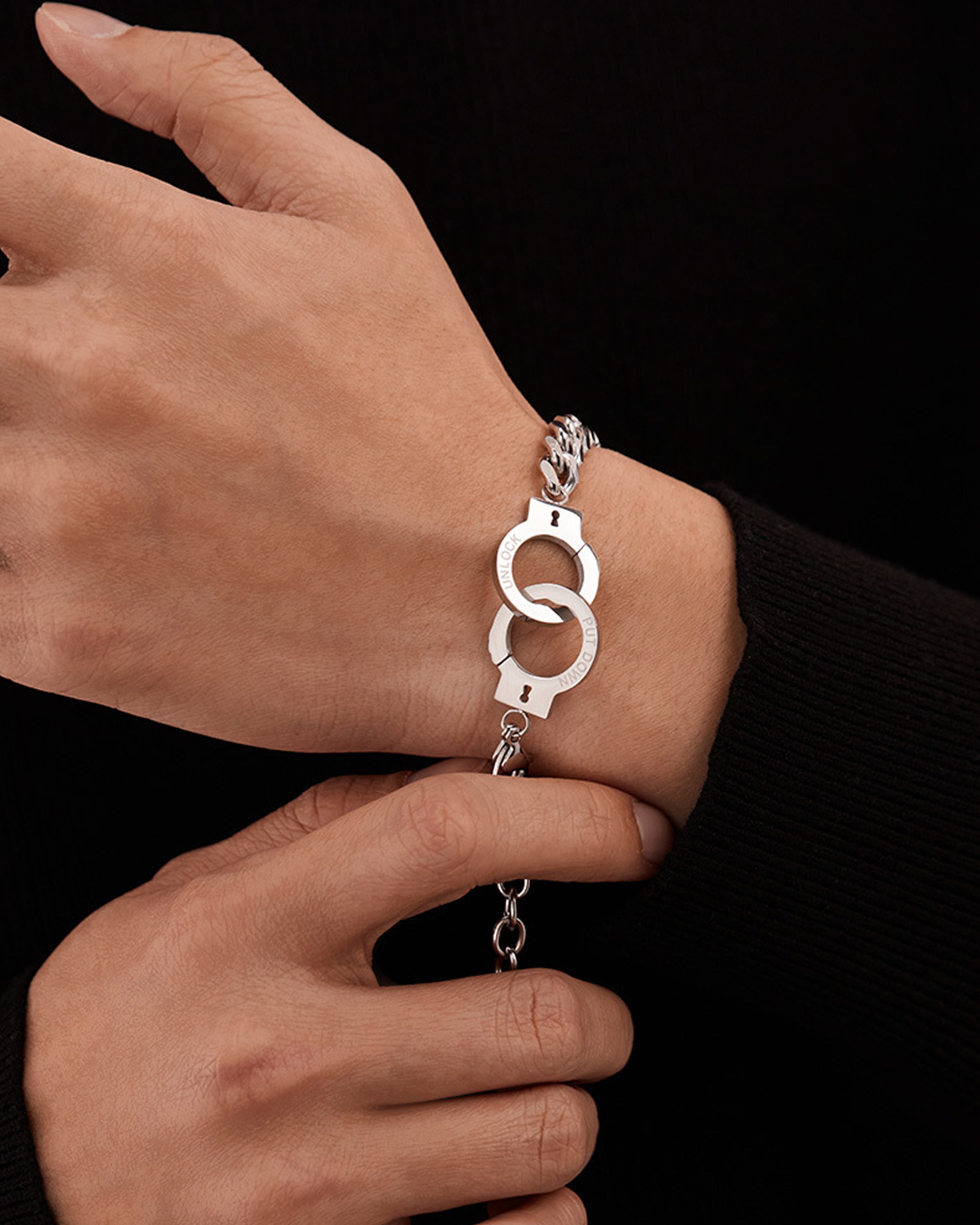 Rose Gold Double - Ring Clasp Bracelet