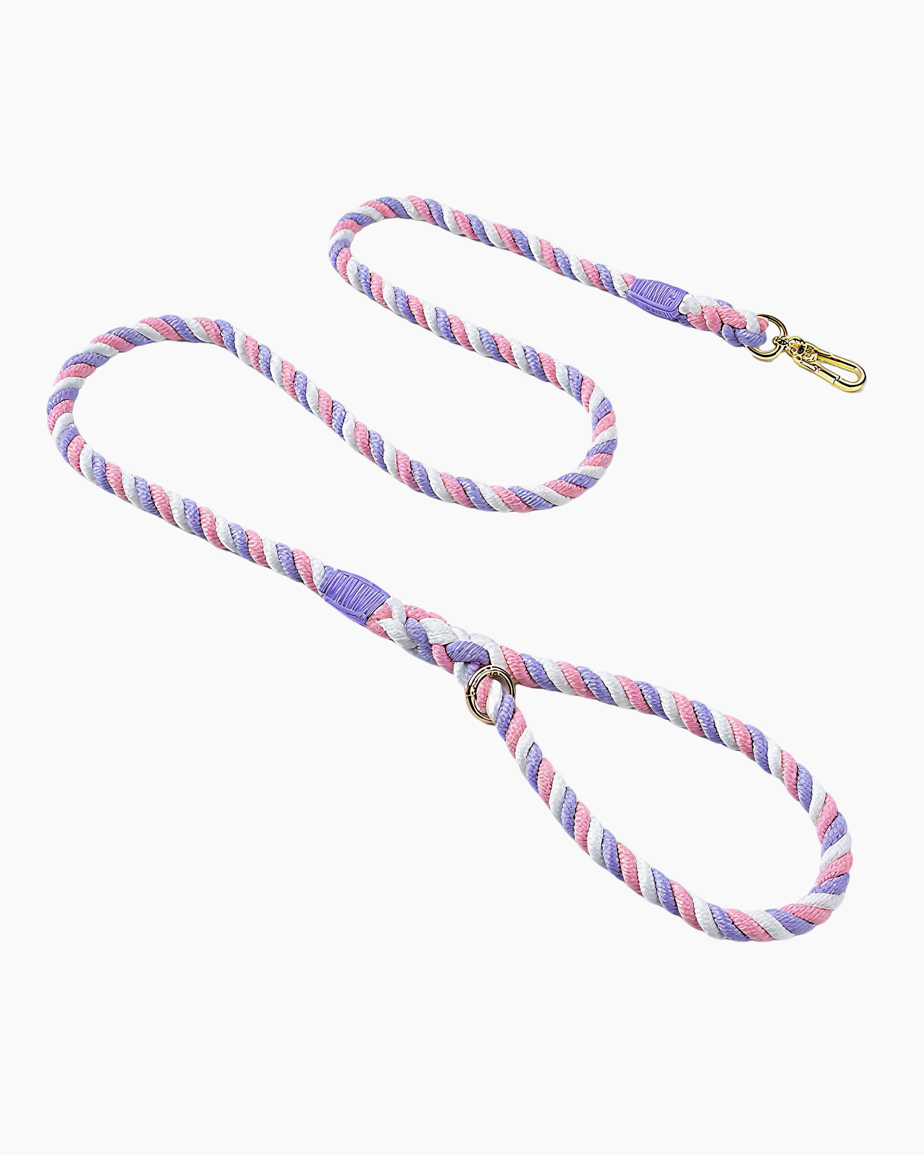 colorful dog leash, adjustable leather dog lead for small dogs